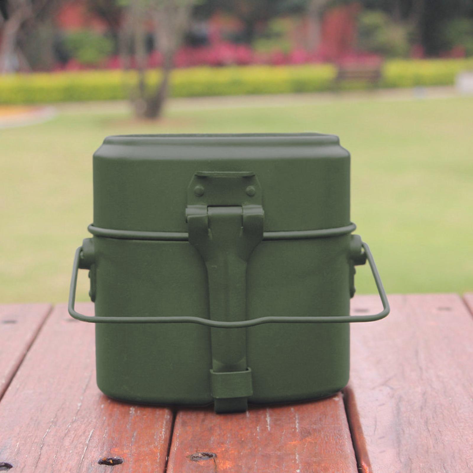 Lunch Box Mess Kit Pot and Pan – Camping Cooking Kit Box recenzja i cena