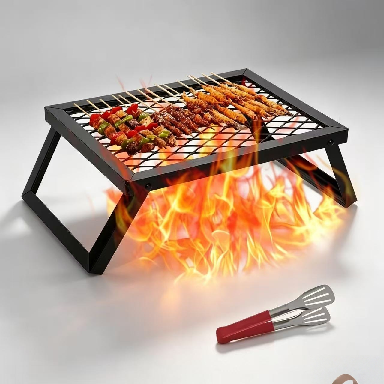 Portable folding barbecue gril – Camp Grill Portable Folding recenzja i cena