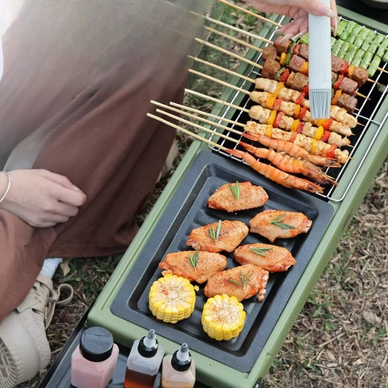 1 Set Outdoor BBQ Grill Foldin – Camp Grill Portable Folding recenzja i cena