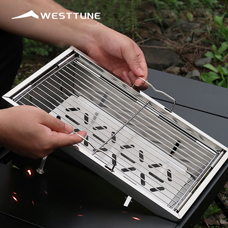 WESTTUNE IGT Barbecue Grill Fo – Camp Grill Portable Folding recenzja i cena
