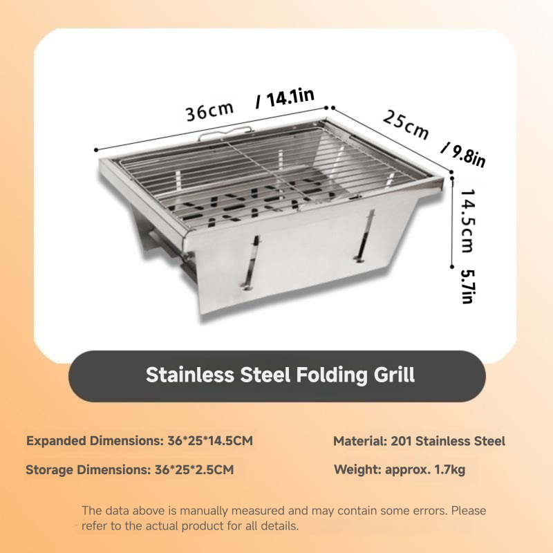 WESTTUNE IGT Barbecue Grill Fo – Camp Grill Portable Folding recenzja i cena