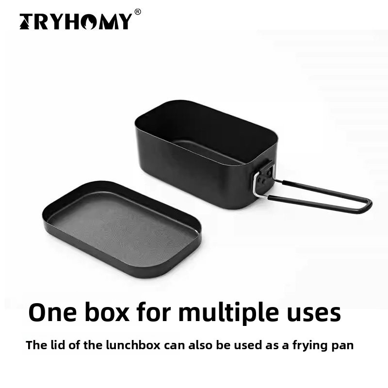 800ML Lunch Box Stainless Alum – Mess Kit Titanium recenzja i cena