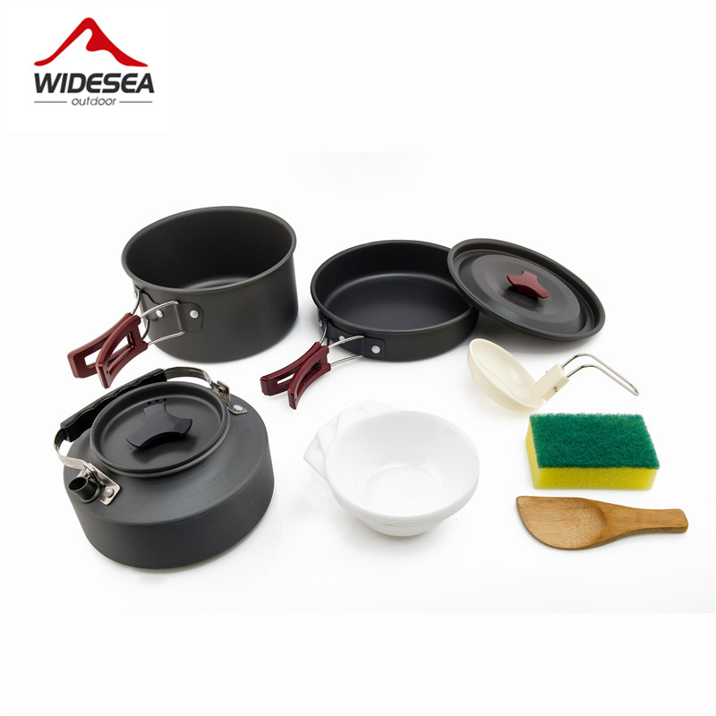 Widesea Camping Cookware Set O – Camping Cooking Kit Box recenzja i cena