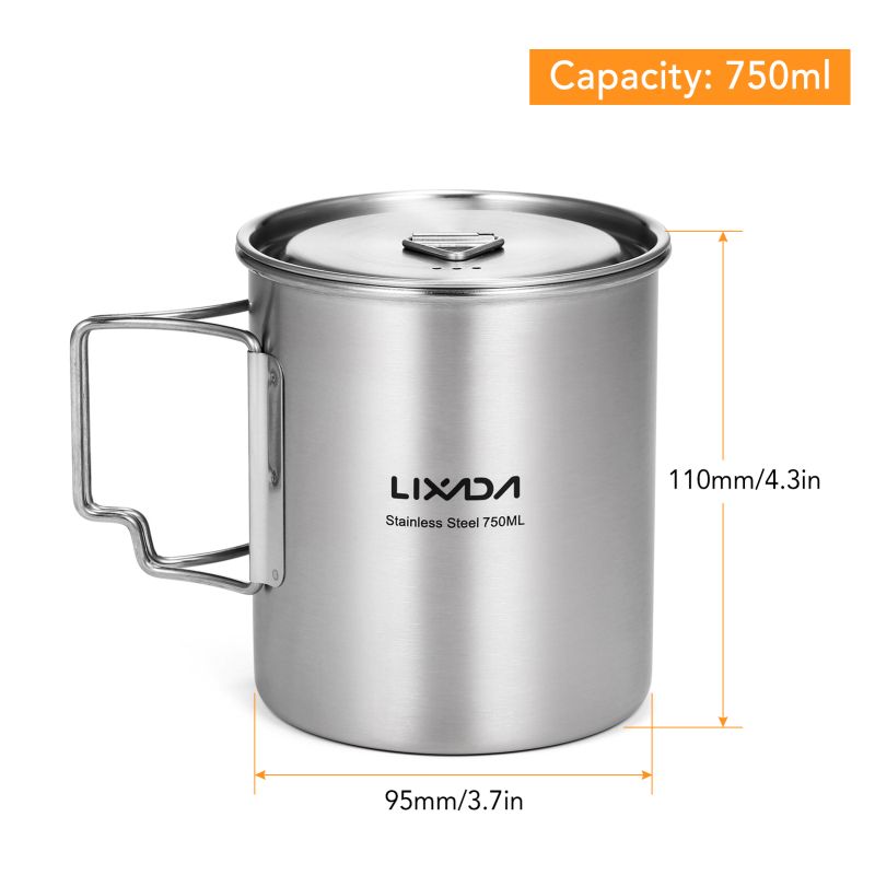 Lixada 750ml Cup Outdoor Stain – Camping Cooking Roll recenzja i cena