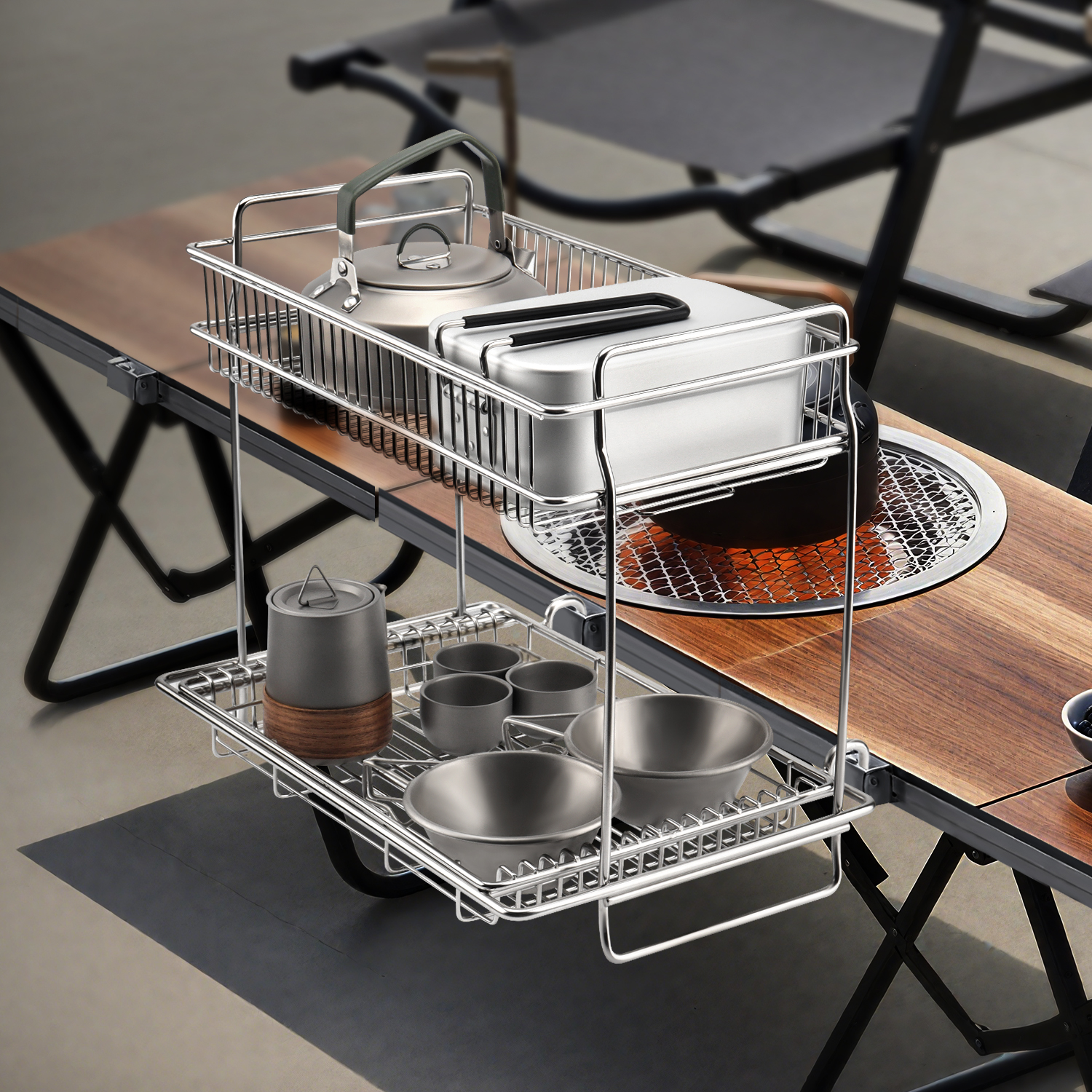 DOTWISE Desktop Side Expansion – Camping Cooking Basket recenzja i cena