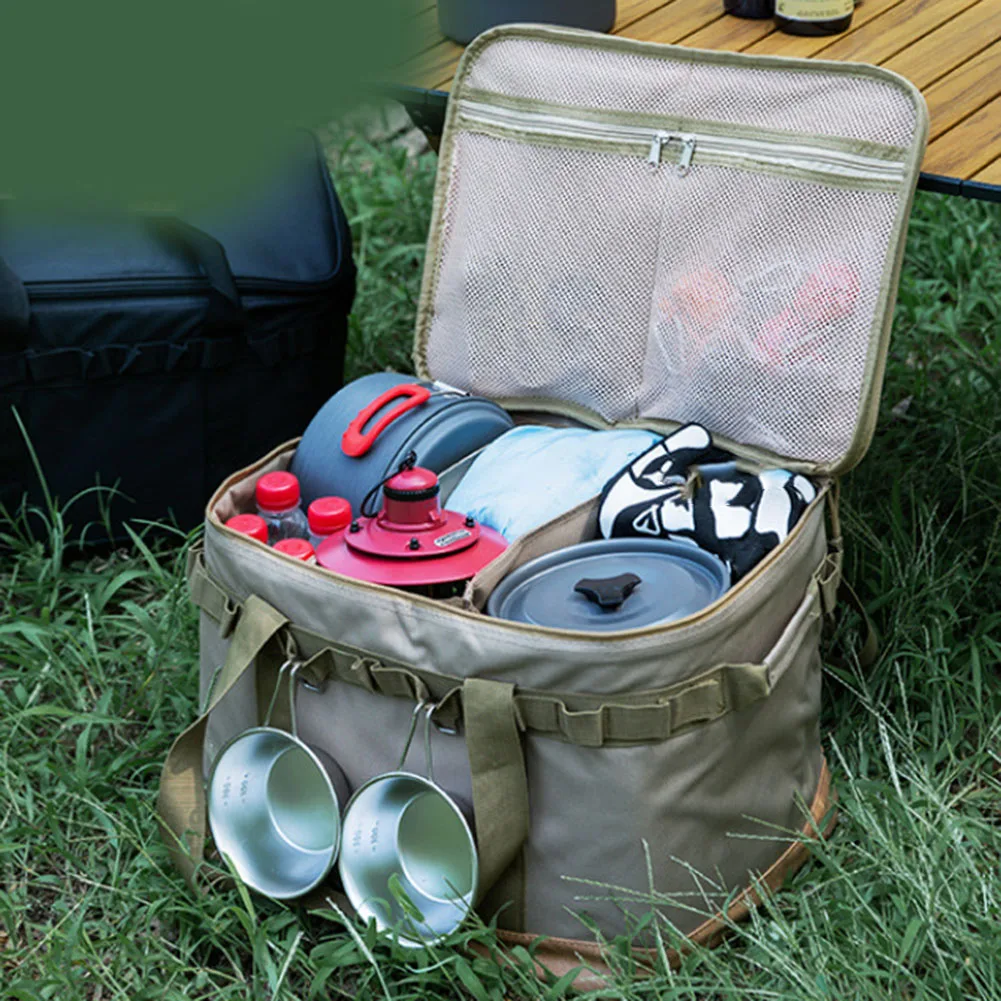 Outdoor Camping Storage Bag Pi – Camping Cooking Kit Box recenzja i cena