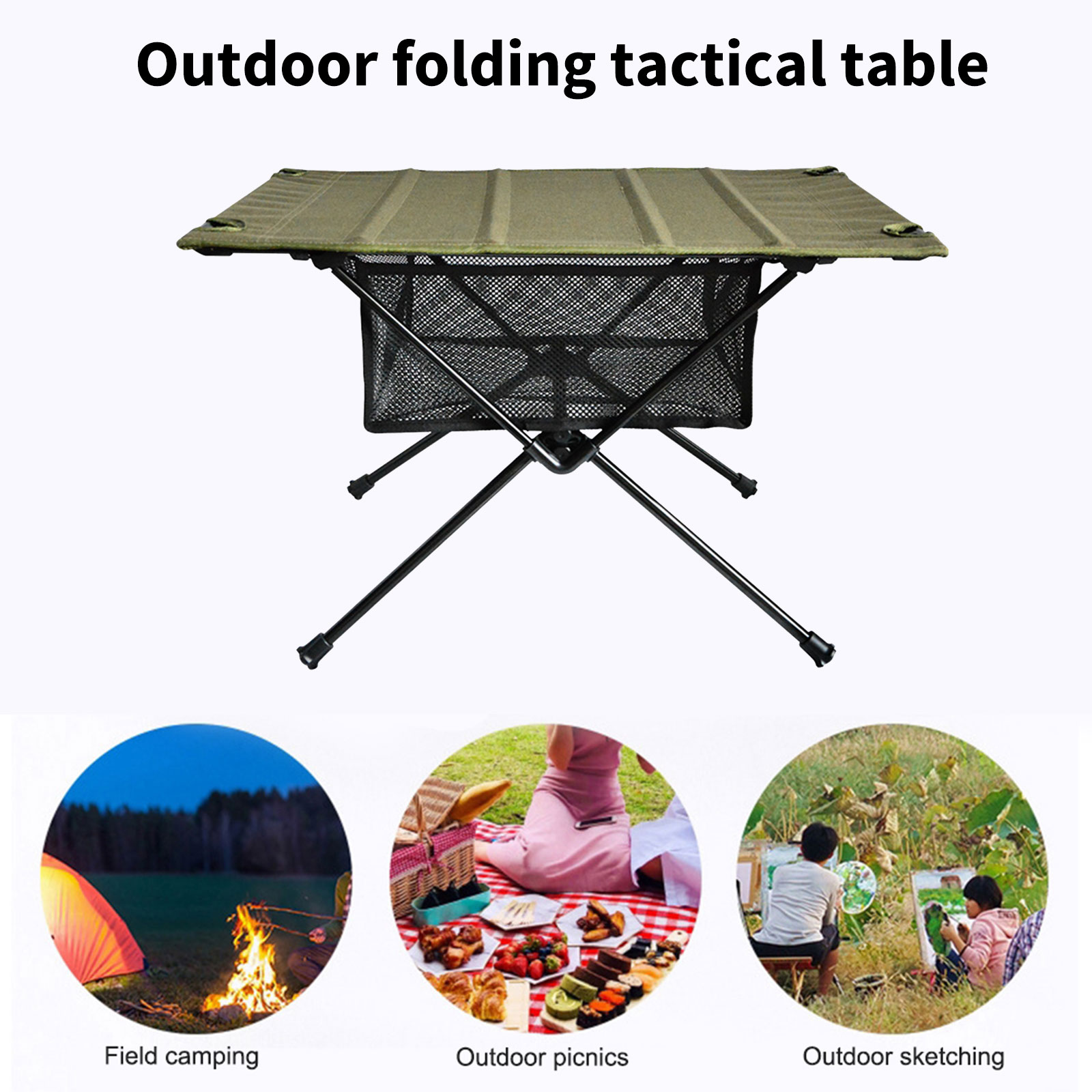 Camping Foldable Table Storage – Camping Cooking Basket recenzja i cena