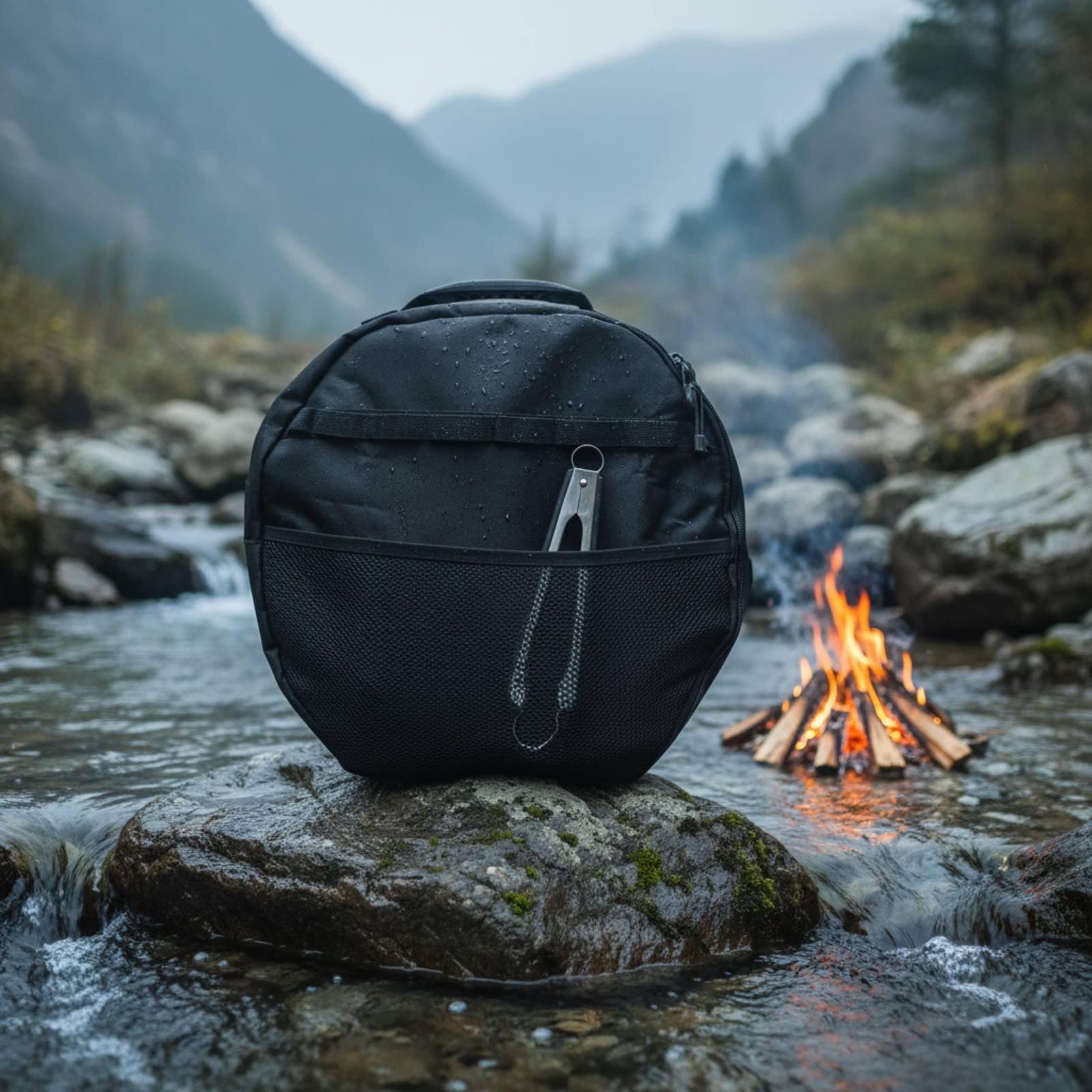 Bbq Pan Organizer Bag Thickene – Camp Grill Portable Folding recenzja i cena