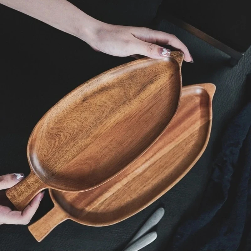 Wooden Leaf Shaped Waterproof  – Camping Cooking Meat recenzja i cena