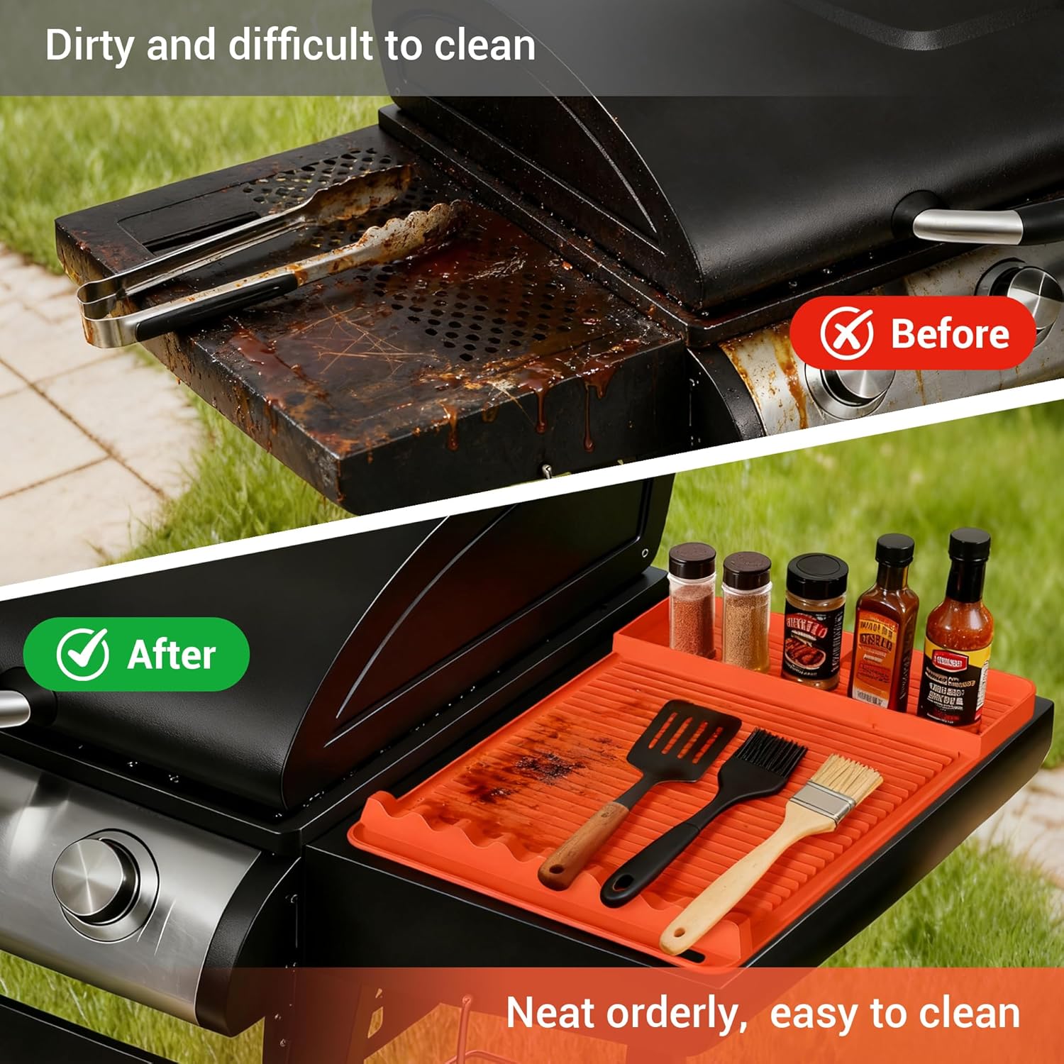 2-Pack Silicone Grill Mat 16x1 – Camping Cooking Mat recenzja i cena