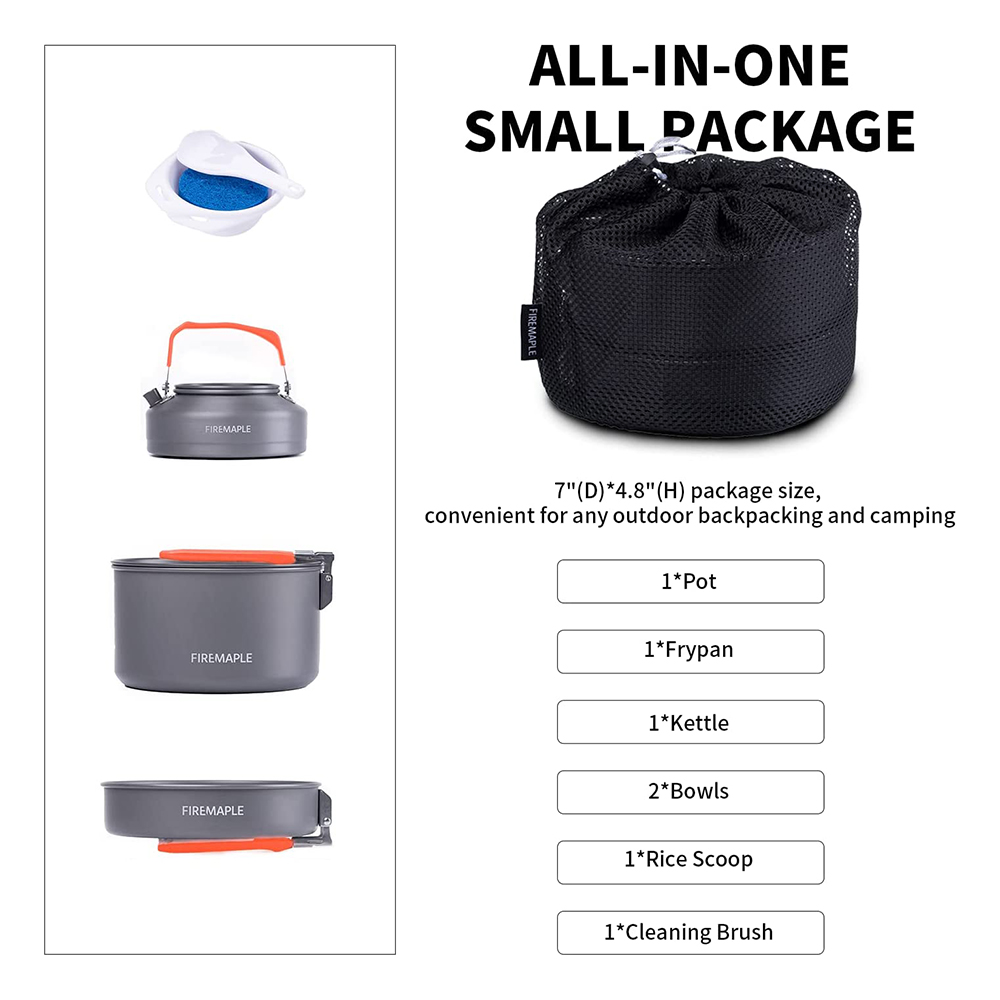 Fire Maple Picnic Pot Pan Set  – Camping Cooking Kit Box recenzja i cena