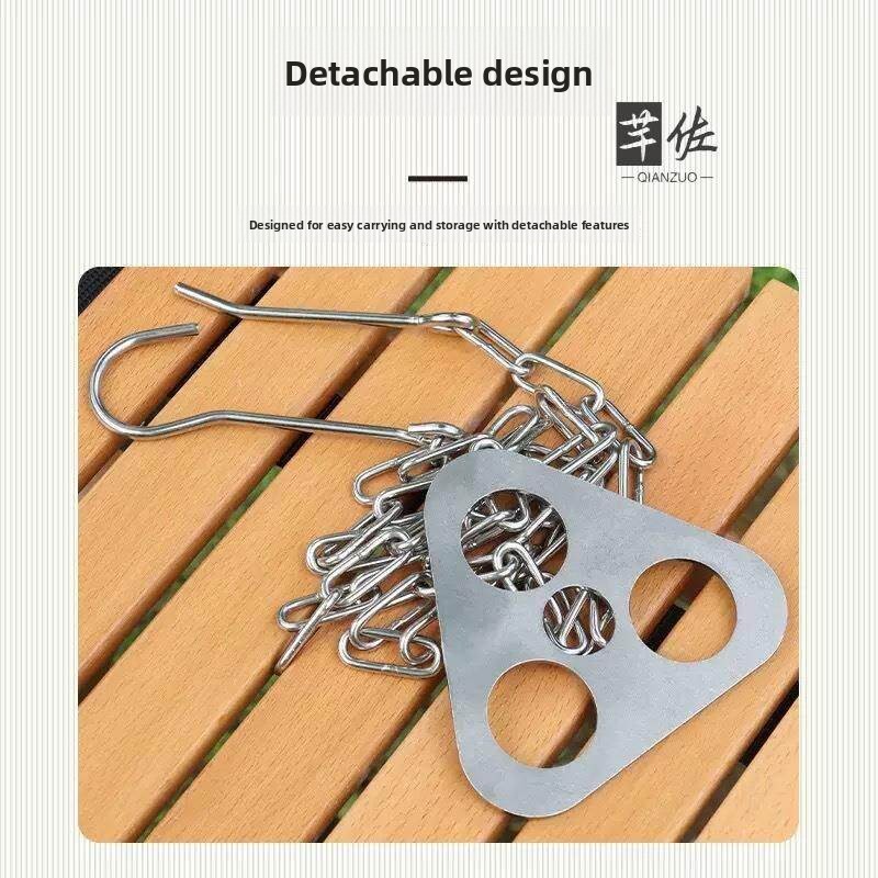 Stainless Steel Outdoor Campin – Camping Hanging Cooking Pot recenzja i cena