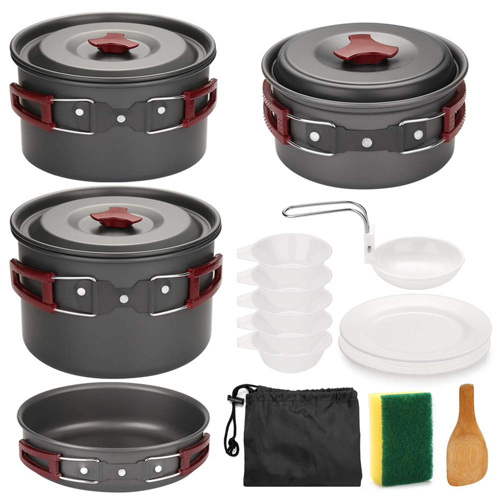 Outdoor Camping Cookware Kit N – Camping Cooking Basket recenzja i cena