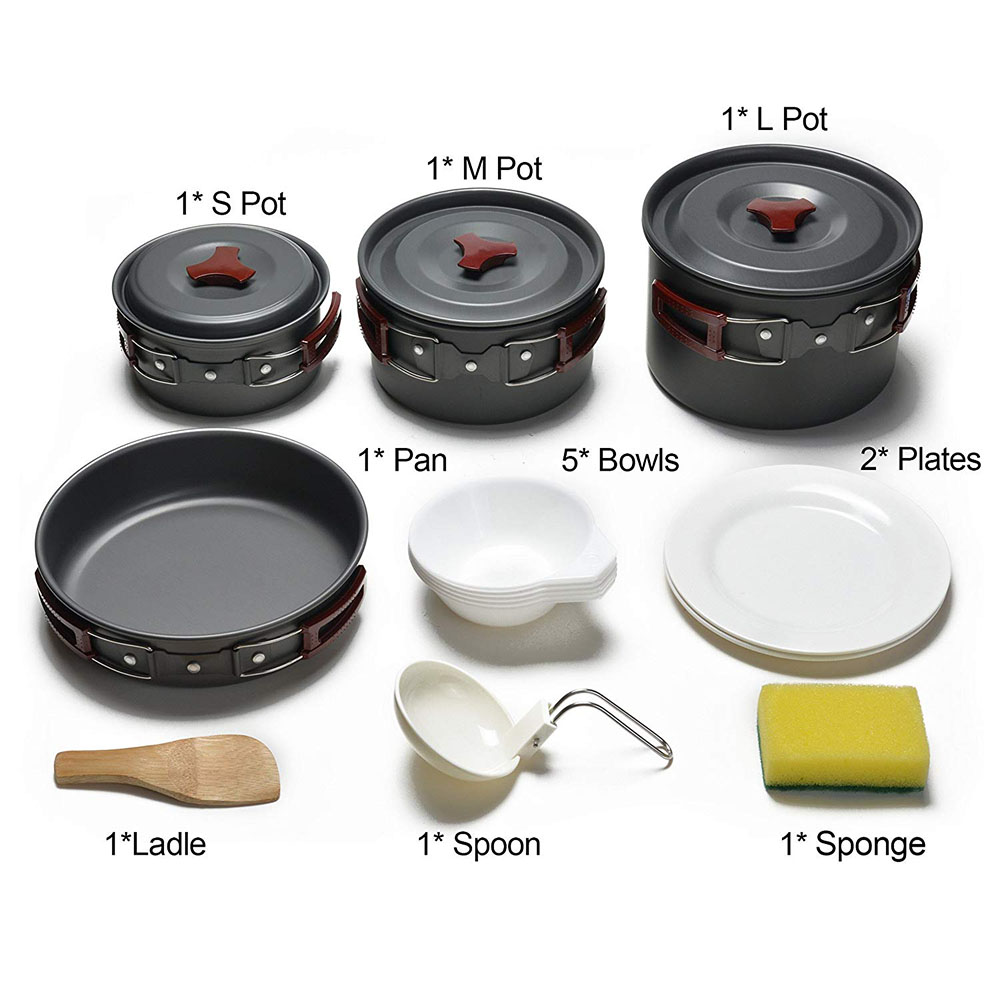 Outdoor Camping Cookware Kit N – Camping Cooking Basket recenzja i cena