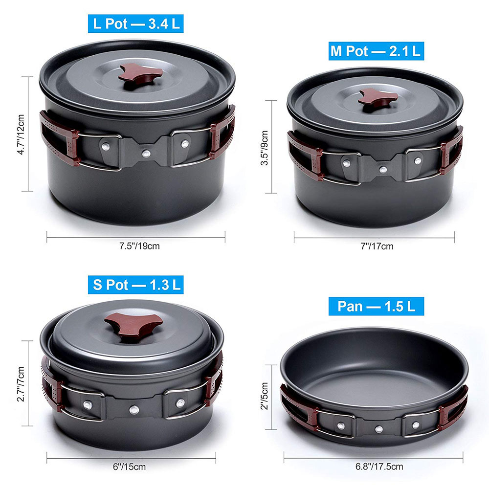 Outdoor Camping Cookware Kit N – Camping Cooking Basket recenzja i cena