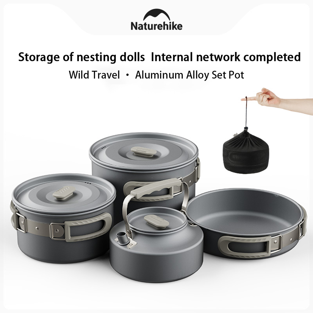Naturehike Outdoor Pot Set,Cam – Camping Hanging Cooking Pot recenzja i cena
