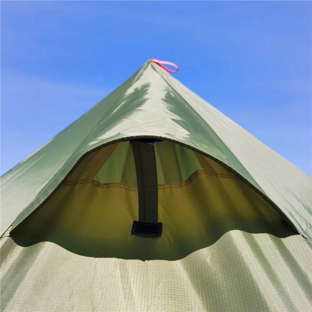 New Pyramid Tent With Snow Ski – Campfire Cooking In Another World recenzja i cena