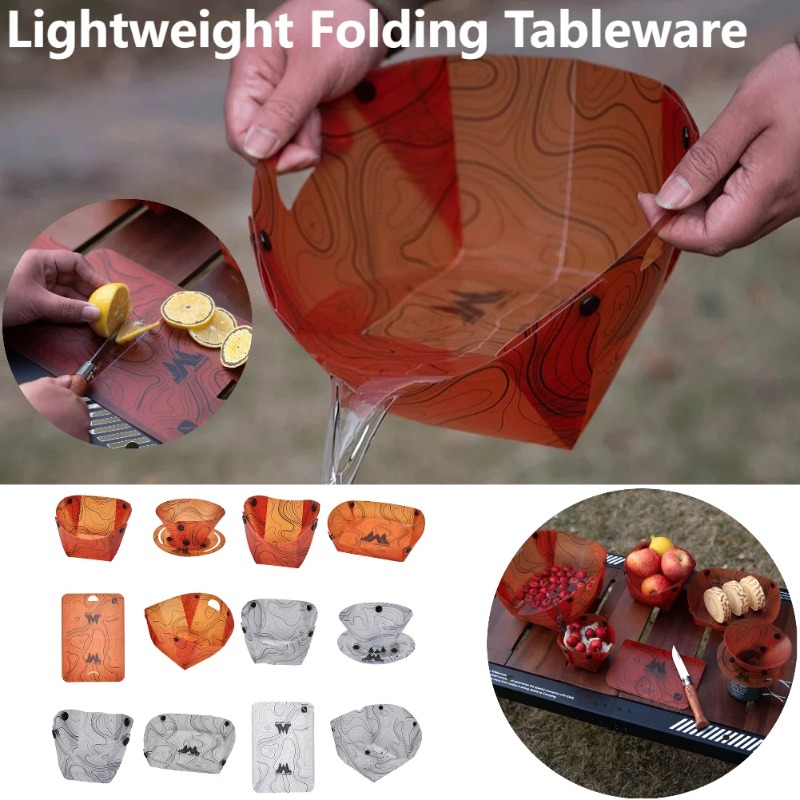 Foldable Camping Tableware Por – Camping Cooking Roll recenzja i cena