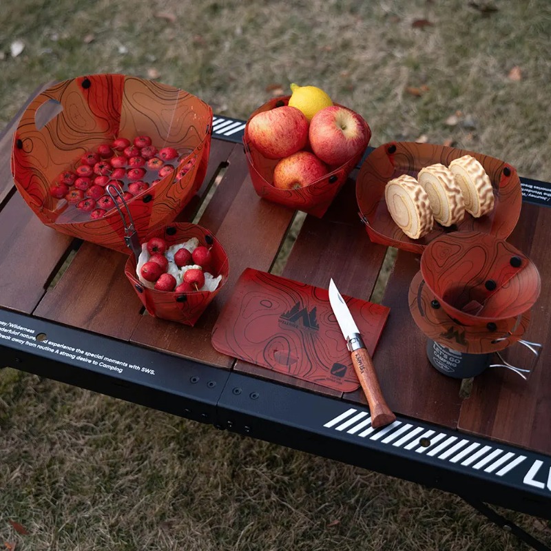 Foldable Camping Tableware Por – Camping Cooking Roll recenzja i cena